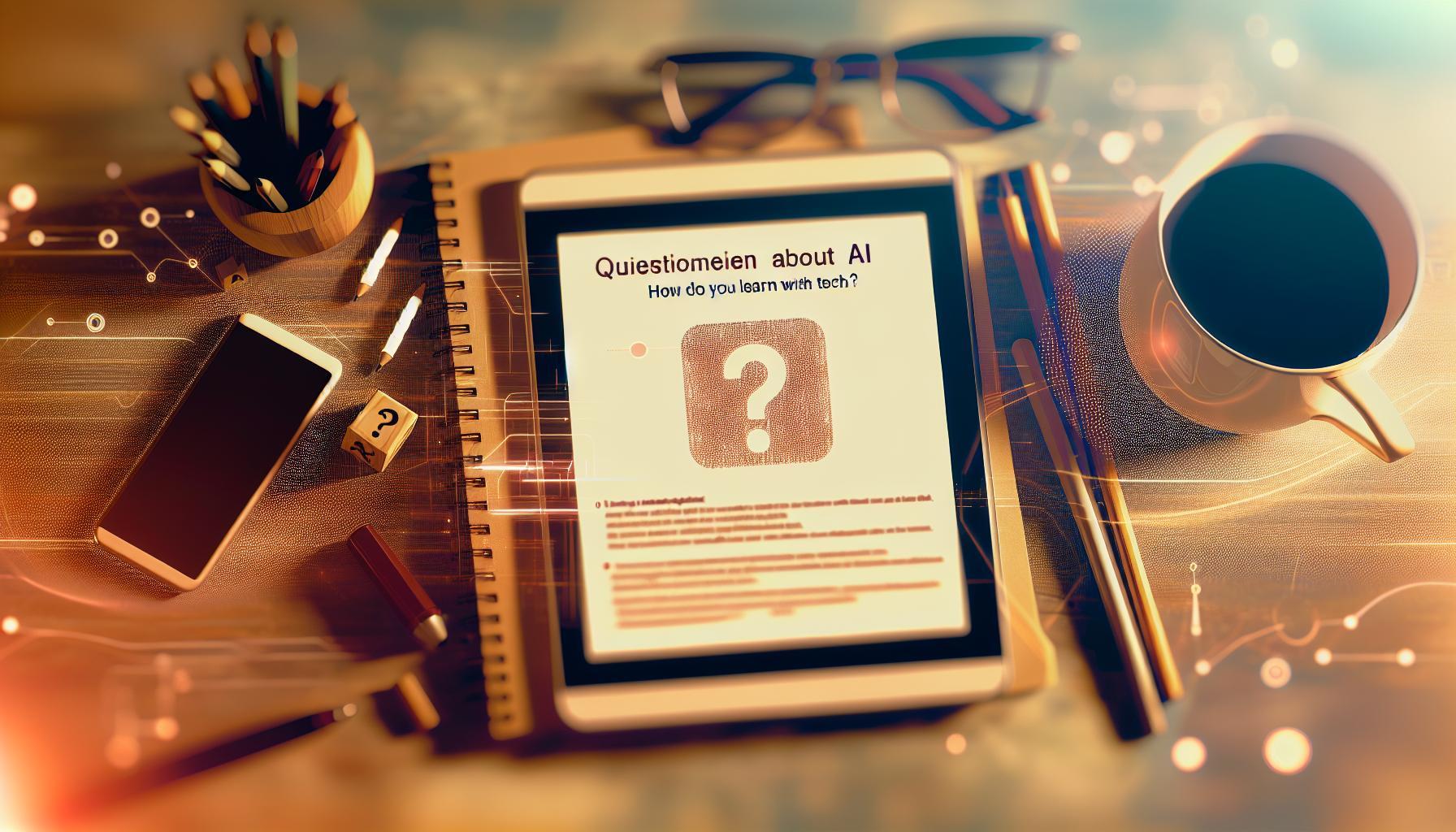 Questionnaire About AI for Students: How Do You Learn with Tech?