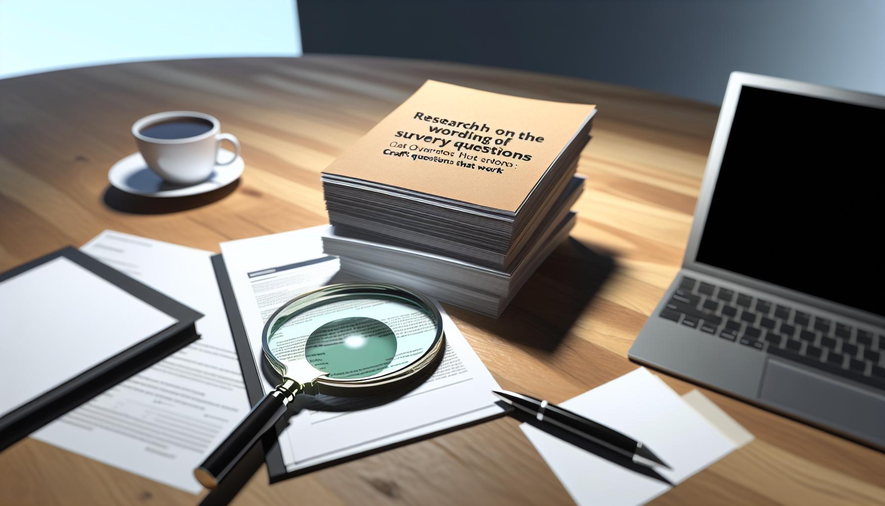 Research on the Wording of Survey Questions: Craft Questions That Work 3 Research on the Wording of Survey Questions: Craft Questions That Work