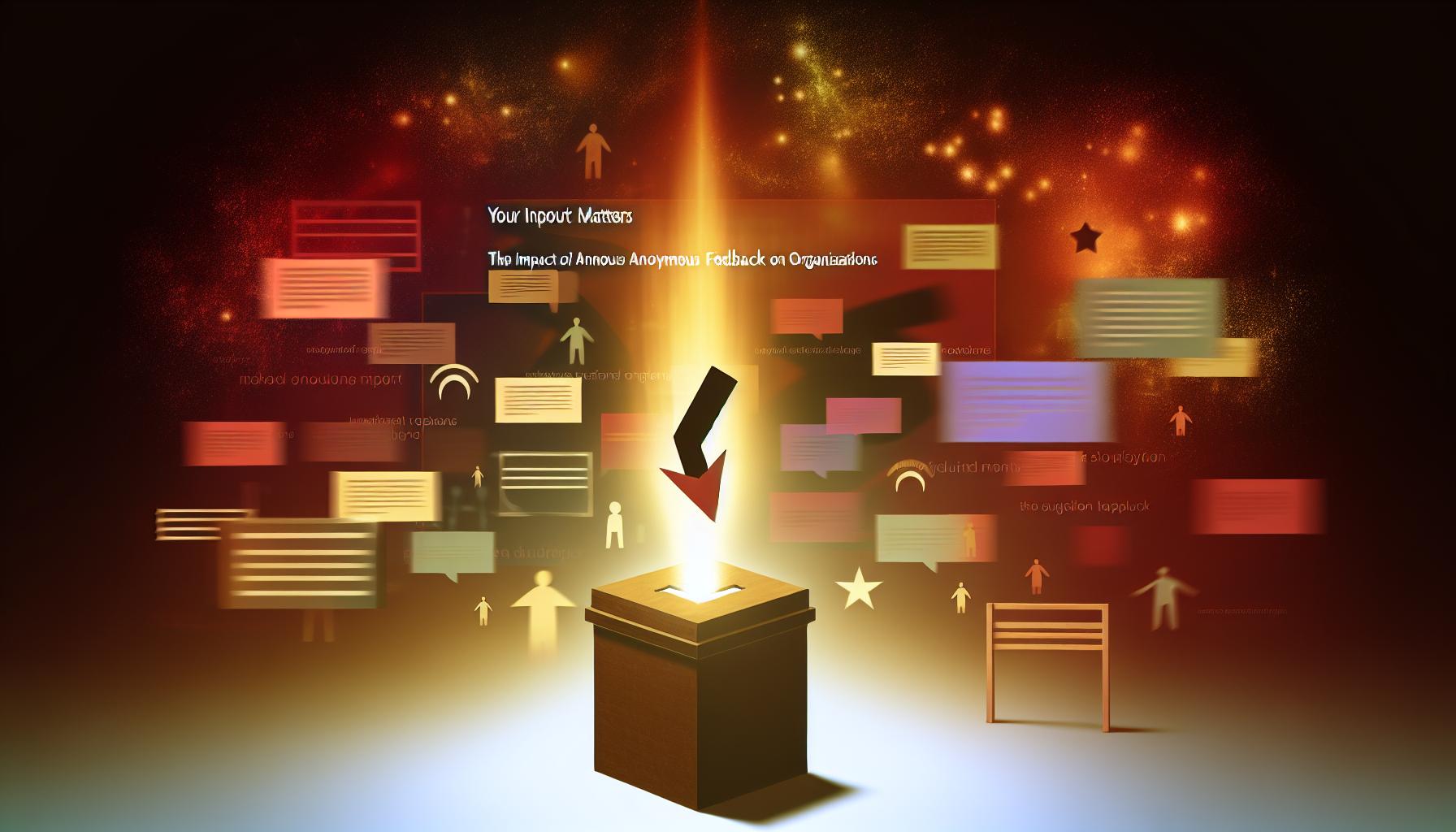 Your Input Matters: The Impact of Anonymous Feedback on Organizations